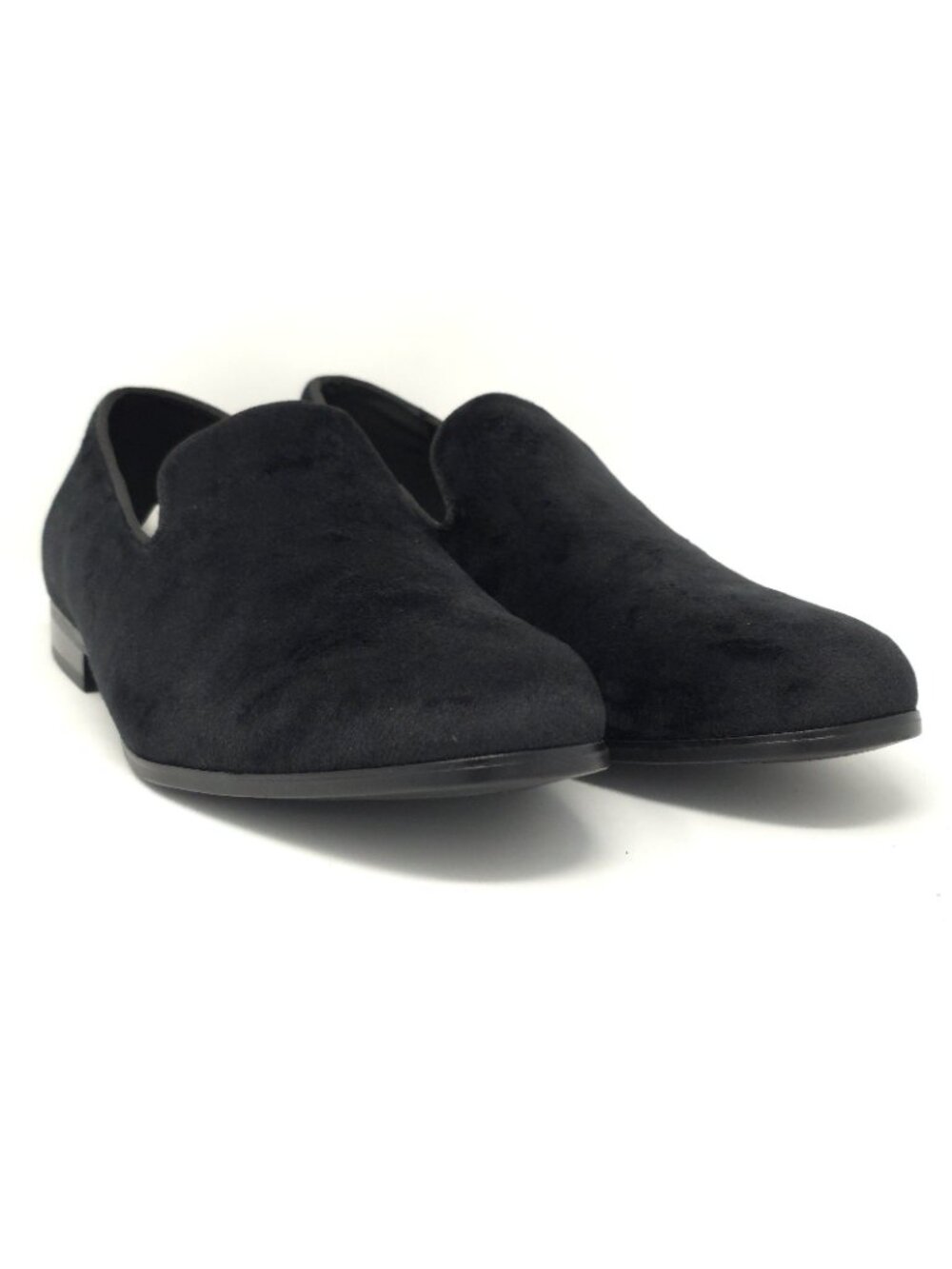 New Alfani Black Suede Slip-On Loafers Men’s 10.5M - Picture 2 of 7